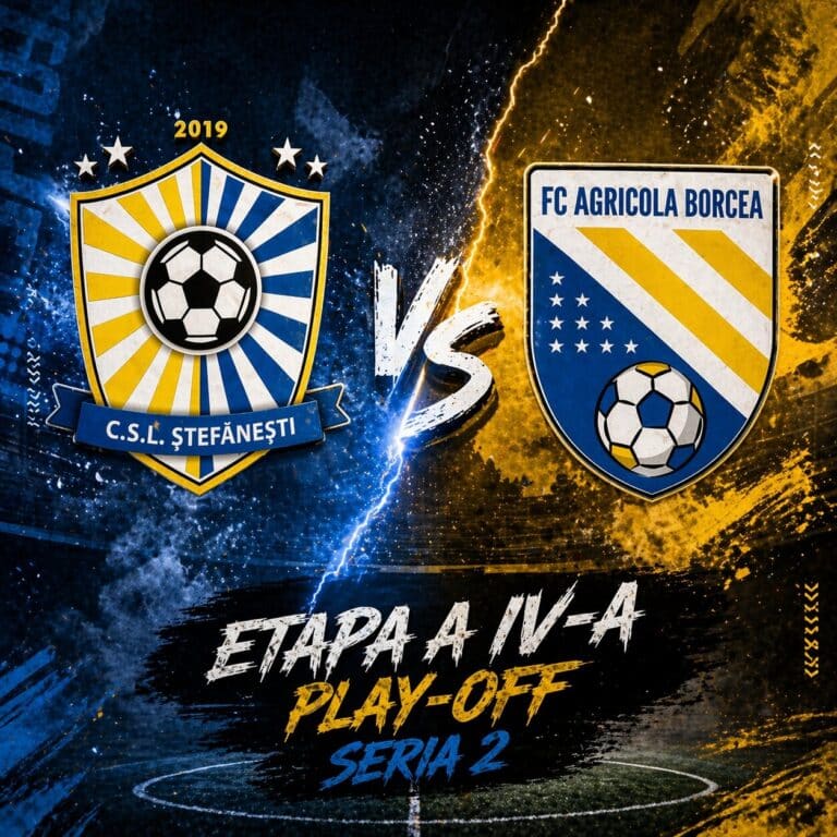 Avancronică | CSL Ștefănești – Agricola Borcea