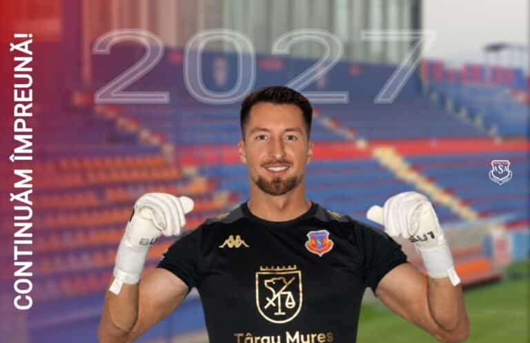 Robert Geantă și-a prelungit contractul cu ASA Târgu Mureș