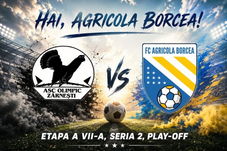 Avancronică | Liga a III-a, play-off: Olimpic Zărnești – Agricola Borcea