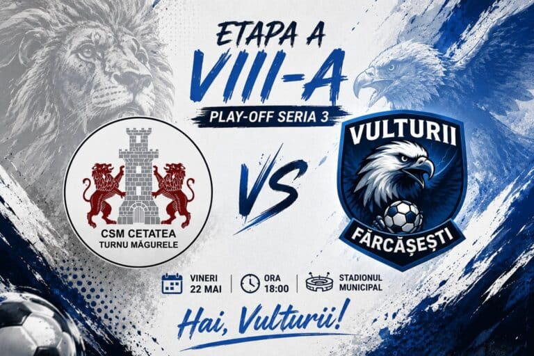 Vulturii încheie play-off-ul la Turnu Măgurele