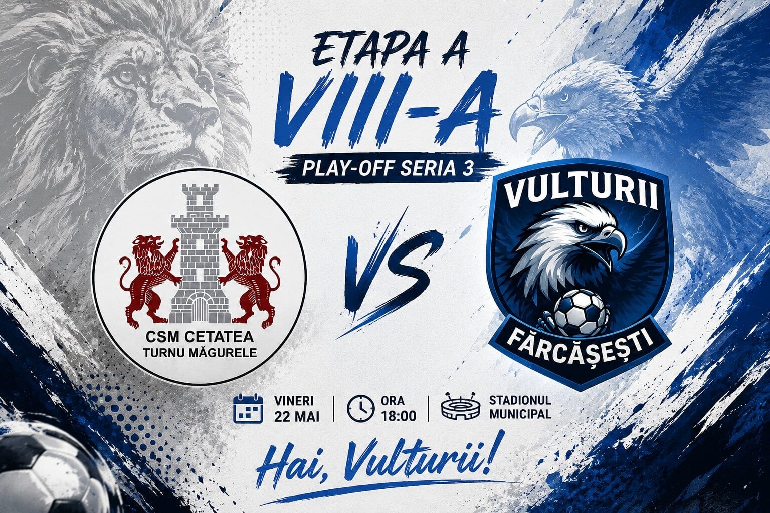 Vulturii încheie play-off-ul la Turnu Măgurele