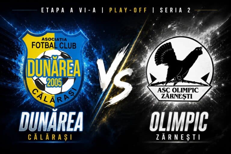Avancronică | Dunărea Călărași – Olimpic Zărnești