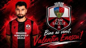 Un nou transfer la CSM Săcele: Valentin Enescu