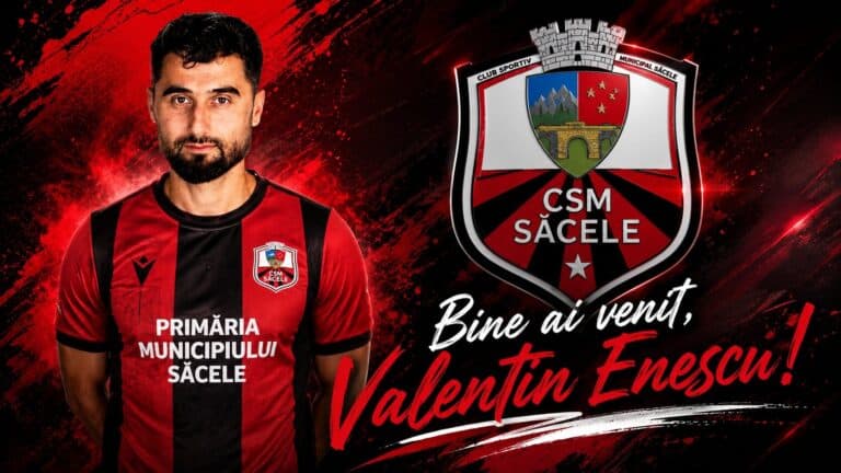 Un nou transfer la CSM Săcele: Valentin Enescu