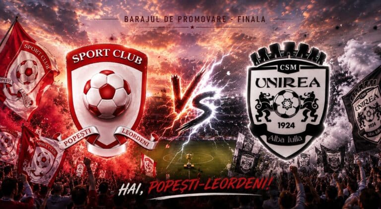 Popești-Leordeni va întâlni Unirea Alba Iulia în finala barajului de promovare în Liga a II-a