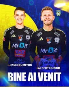 Unirea Slobozia i-a transferat pe portarii David Dumitru și Hunor Albert