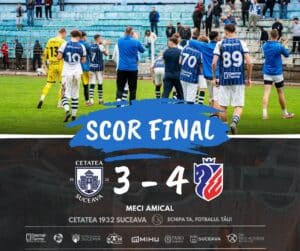 Cetatea Suceava, amical spectaculos de prezentare a lotului cu FC Botoșani