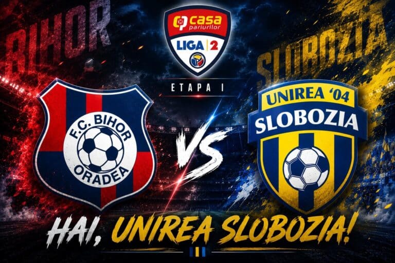 Debut de sezon pentru Unirea Slobozia: deplasare la FC Bihor