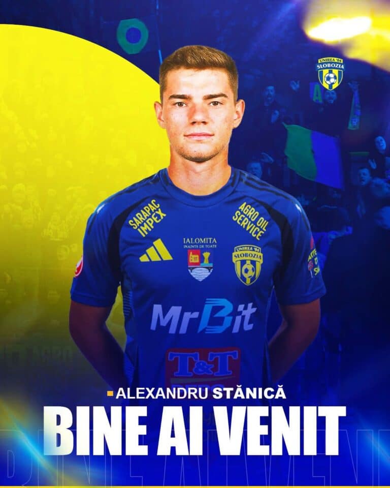 Unirea Slobozia l-a transferat pe fundașul central Alexandru Stănică
