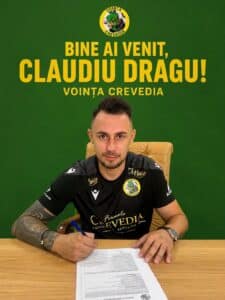 Voința Crevedia l-a prezentat pe noul lor atacant, Claudiu Dragu