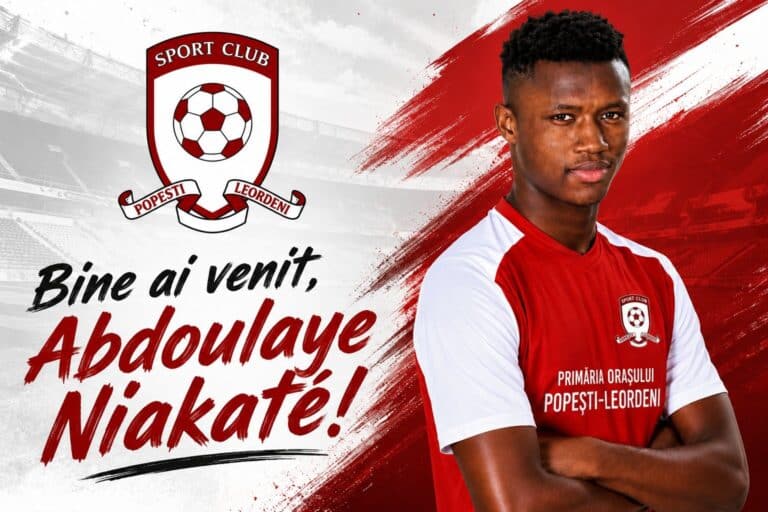 Abdoulaye Niakaté a semnat cu SC Popești-Leordeni
