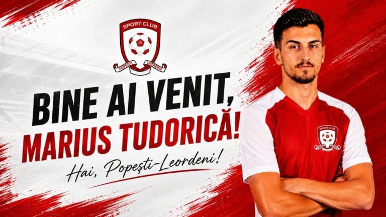 Marius Tudorică e noul jucător al celor de la Popești-Leordeni!