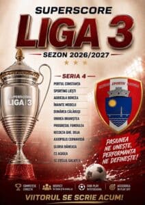 CS Agigea va evolua în Seria a IV-a din Liga a III-a, în sezonul 2026–2027