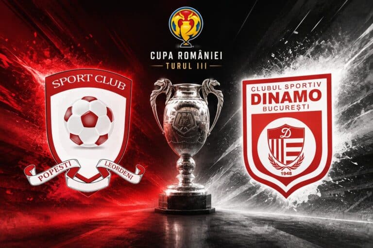 Popești-Leordeni și CS Dinamo se întâlnesc în Turul III al Cupei României