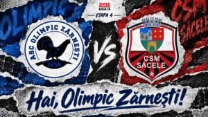 Olimpic Zărnești, meci pe teren propriu cu CSM Săcele