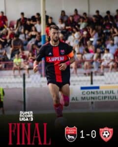 Minerul Lupeni – Academica Balș 1-0, în prima etapă a Ligii a III-a