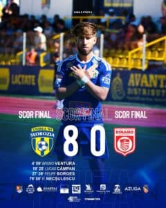 După 8-0 cu CS Dinamo, Poenaru anunță: „Vreau să rămânem la fel de concentrați”