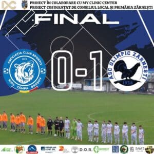 Olimpic Zărnești nu a renunțat până la final! Marinescu a adus victoria în prelungiri