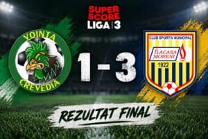 Voința Crevedia – Flacăra Moreni 1-3, în etapa a III-a din Liga a III-a