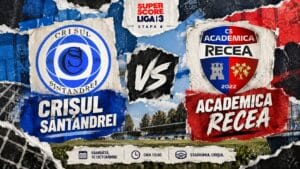 Crișul Sântandrei, duel pe teren propriu cu Academica Recea în etapa a VIII-a